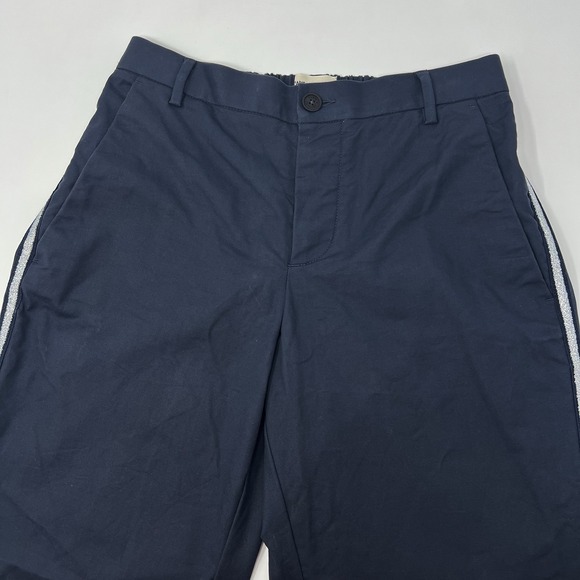 Zadig & Voltaire Pants - Zadig & Voltaire Pomelo Pant Size 36 Navy Silver Glitter Side Ankle‎ Trouser